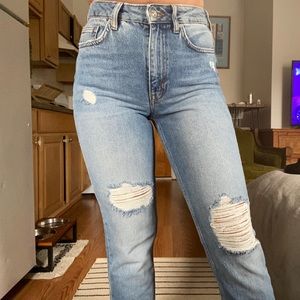 H&M high rise jeans